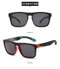 New Men Polarized Sunglasses Iridescent Lens Sports Style Sunglasses Elastic Paint PC Frame Glasses 168