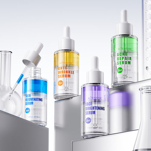 KORMESIC跨境2in1二合一水油精华系列Facial serum外贸厂家批发
