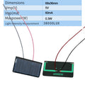 Solar panel glue board 68*36 5v 60ma with line photovoltaic panel component diy power generation can be