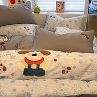 Flying Dreamer / 0.9m Bed - 3-Piece Flat Sheet - Fits 150x200cm Duvet