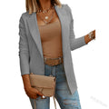 Women's Fall Casual Long Sleeve Blazer + Jacket 2026 | Trendy Jacket - White