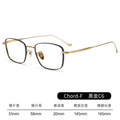 Beesfen 8g Gold Silk Pure Titanium Glasses Frame chordf Formal Simple Frame Si Pattern Retro Full-Frame Wholesale