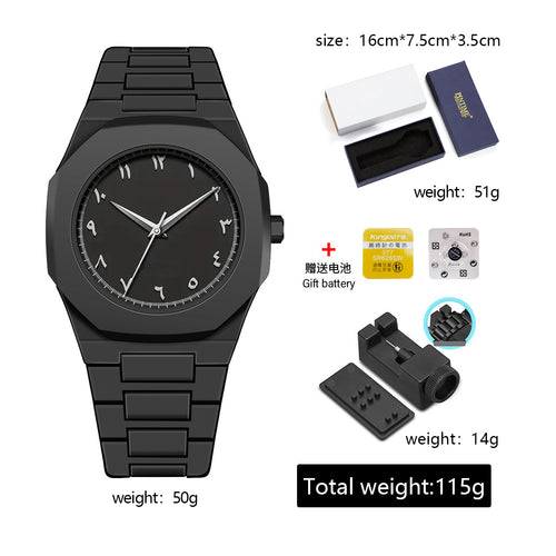New Fashionable Simple Casual Ultra Thin Versatile Mens Watch Arabian Numbers Engrave Degree Silicone Waterproof Quartz Watch