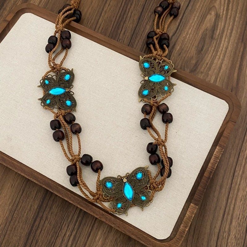 Bohemian Wooden Bead Waist Chain - view 7