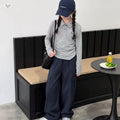 Girls' Casual Polo Shirt & Cargo Pants Set