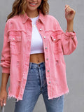 Women's Long Sleeve Mid-Length Long Jacket 2026 | Trendy Jacket - Orange