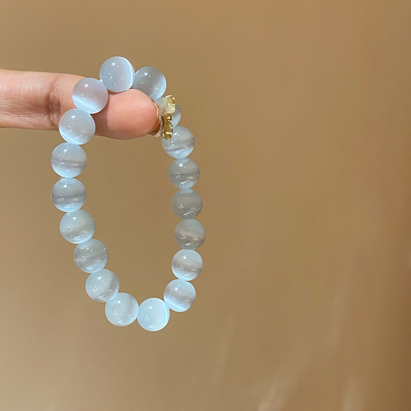 Zircon Flower Crystal Beaded Bracelet - view 11
