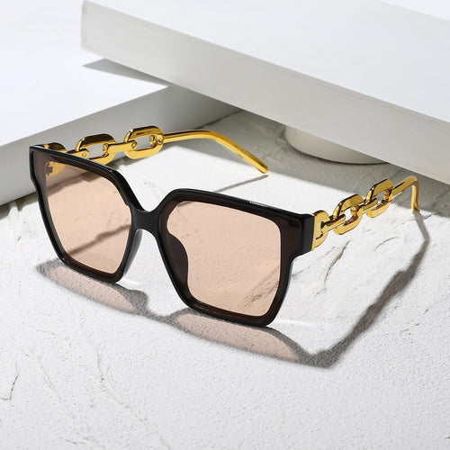 Big Frame Square Sunglasses UV-Proof Trendy New EU/US Import Fashionable Influencer Street Snap Versatile Women Sunglasses