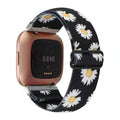For Fitbitversa1 / 2 Band Day Lettering Clasp Jacquard Wrist Strap Nylon Ethnic Style Smart Capable Folding Buckle