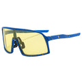 Men Cycling Glasses Iridescent Big Frame Women Sunglasses Outdoor Sport Bicycle Windproof Sunglasses In Stock