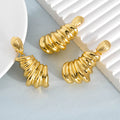 2025 New Overseas Middle East Accessory Minimalist Croissant Necklace Earrings Set Women Personality Unique New Trendy