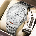 Swiss Brand New Simple Mens Watch Waterproof Pair Date Quartz Watch Live Export Bestseller Drop Ship