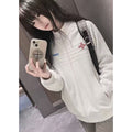 Women's Fall Casual Versatile Embroidered Lightweight Loose Jacket + Top 2026 - White