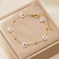 Amazon Bestseller Western Fashionable Jewelry Simple Design Flower Choker Earrings Elegant Necklace Set