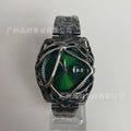 Y2K Year Original y2k Unique-Shaped Spider Web alabaster Western Premium Unisex Hip-Hop Waterproof Watch