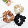 Fashionable Korean Silk Large Cord Hair Tie French 100 % Mulberry Silk Hair Tie Hair Accessory Ponytail Head Flower Wholesale Hair Care