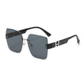 Elegant Frame Trendy Style Gradient Sunglasses Women Summer Sun-Proof Rimless Sunglasses UV-Proof Premium Sunglasses