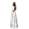 2026 Jacquard Embroidered Long Dress, Plus Size Elegant Loose Fit