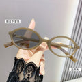 Light Feel Photochromic Prescription Glasses Anti-Blue Influencer Overseas Small-Frame Burst Book Nerd Frame Premium Elegant Prescription Sunglasses