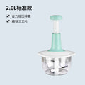 Garlic Press Chopper - Manual Meat Grinder & Baby Food Maker