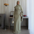 Aiyirui Beaded Shawl + Long Sleeve Dress LR1167