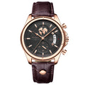Swiss Brand Multifunction Waterproof Mens Watch Sports Style Quartz Watch TikTok Live Export Drop Ship