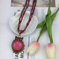 EU/US Import Handmade Accessory Retro Bohemian Ethnic Fashionable Short Multi-Color Cat Head Eagle Creative Necklace