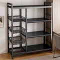 metal floor-standing multi-layer storage rack removable pots and iron kitchen storage racks for pots