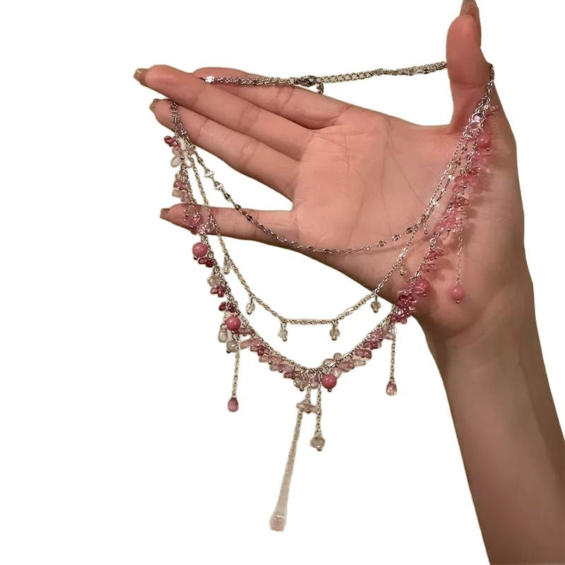 Beach Shell and Pearl Layered Necklace - view 5