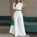 Spring Casual Fashion Pants + Top 2-Piece Set