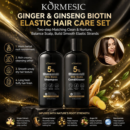 KORMESIC全英文洗发水shampoo发膜护发素跨境外贸厂家现货批发