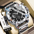 Swiss Brand Quartz Watch Waterproof Multifunction Glow Fashionable Mens Watch Live Export Bestseller Drop Ship