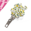 Custom Print Stretch Pleated Hair Tie Anti-Loss Hand Machine Hanging Cord Key String Multi-Use Hand Wrist Short Keychain