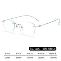 Beesfen Butterfly Shape No Rim Pure Titanium Frame 6071WK Height Smart Feel Rimless Glasses Frame Women Cinnabar Sun Glasses Wholesale