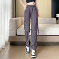 Summer Workwear Sporty High Waist Sun-Protection Lightweight Pants