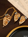 Western Vintage Ear Drop Evil Magic Western French Premium Accessory Set Heavy-Duty Set Rhinestone Ear Drop