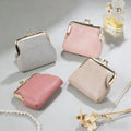 Round Frame Fold Bag Glasses Case Jewelry Storage Bag Round Box Black/White Grid Zipper Bag Fold Reading Glasses