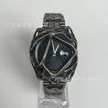 Y2K Year Vintage Unique-Shaped y2k Spider Web alabaster Western Premium Unisex Waterproof Quartz Watch