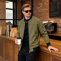 european and american ebay men's spring and autumn suede bomber jacket foreign trade motorcycle jack