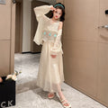 Women's Summer Bohemian Ethnic Dress + Sun-Protection Top + Skirt Set 2026 - 3-Piece Set