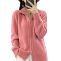 Women's Fall-Winter Casual Fashion Knit Wool Loose Sweater + Cardigan 2026 - Black