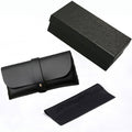 Black Set Sunglasses Box Packaging Storage Sunglasses Box Cross-Border Hit Can Print LOGO Protect Press Glasses Box
