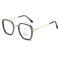 Korean Influencer Glasses Frame Trendy Anti-Blue Bare Face Square Frame Plano Women ins Street Snap Bare Face Photochromic Glasses
