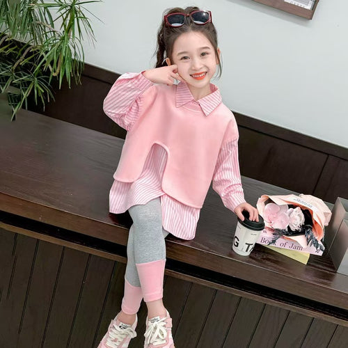 Girls' Shirt & Leggings 2-Piece Set