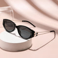 Cat-Eye Polarized Women Sunglasses Korean Overseas Black Sunglasses UV-Proof Sunglasses Cat-Eye Fashionable Sunglasses