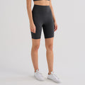 brushed five-point lulu yoga pants for women without embarrassing lines, high-waisted outdoor cyclin