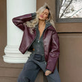 Women's Fall-Winter Retro Jacket 2026 | Trendy Jacket - Wine Red
