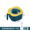 调料盒组合套装多格一体厨房用品盐罐家用大全多格带盖收纳调味盒