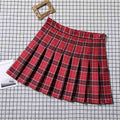 Spring-Summer School Slimming High Waist Plaid Skirt + Pleated Skirt + Short Skirt