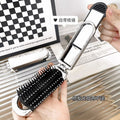 Folding Travel Comb - Compact Mini Cushion Comb with Mirror for On-the-Go
